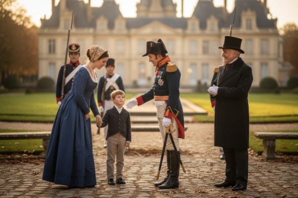 Étiquette militaire et civile napoléonienne