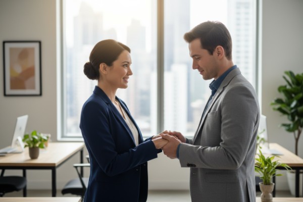 Remercier un Associé - Partenariat Commercial | Dire Merci